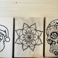 paint your own | various black & white designs
