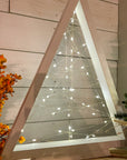 rustic triangle christmas tree