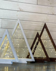 rustic triangle christmas tree