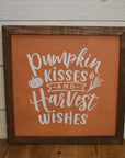 pumpkin kisses and harvest wishes