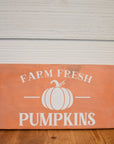 farm fresh pumpkins