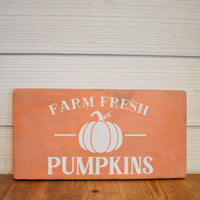 farm fresh pumpkins