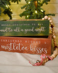 rustic brick-mold inspired wood box | christmas design