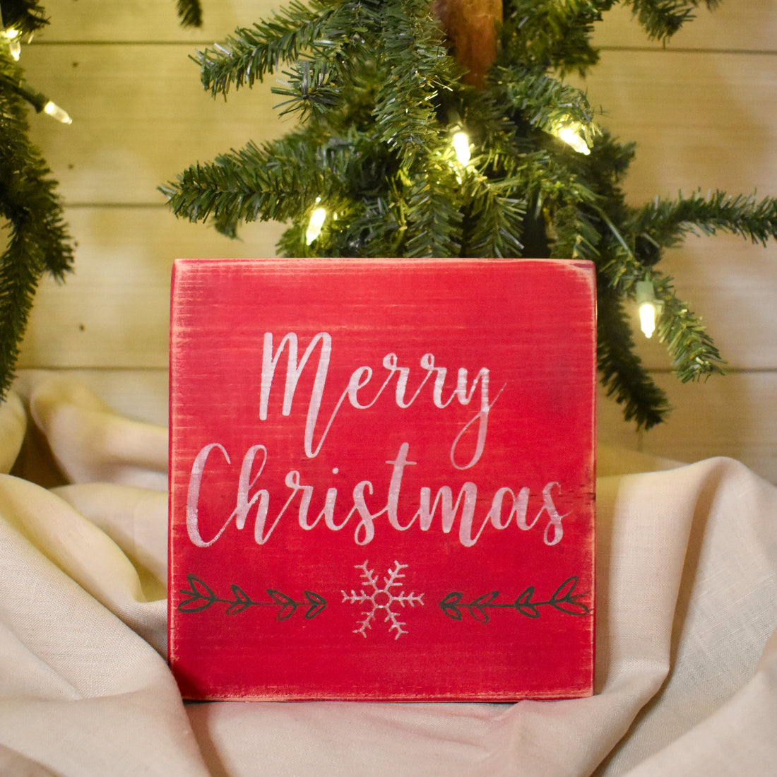 merry christmas in red