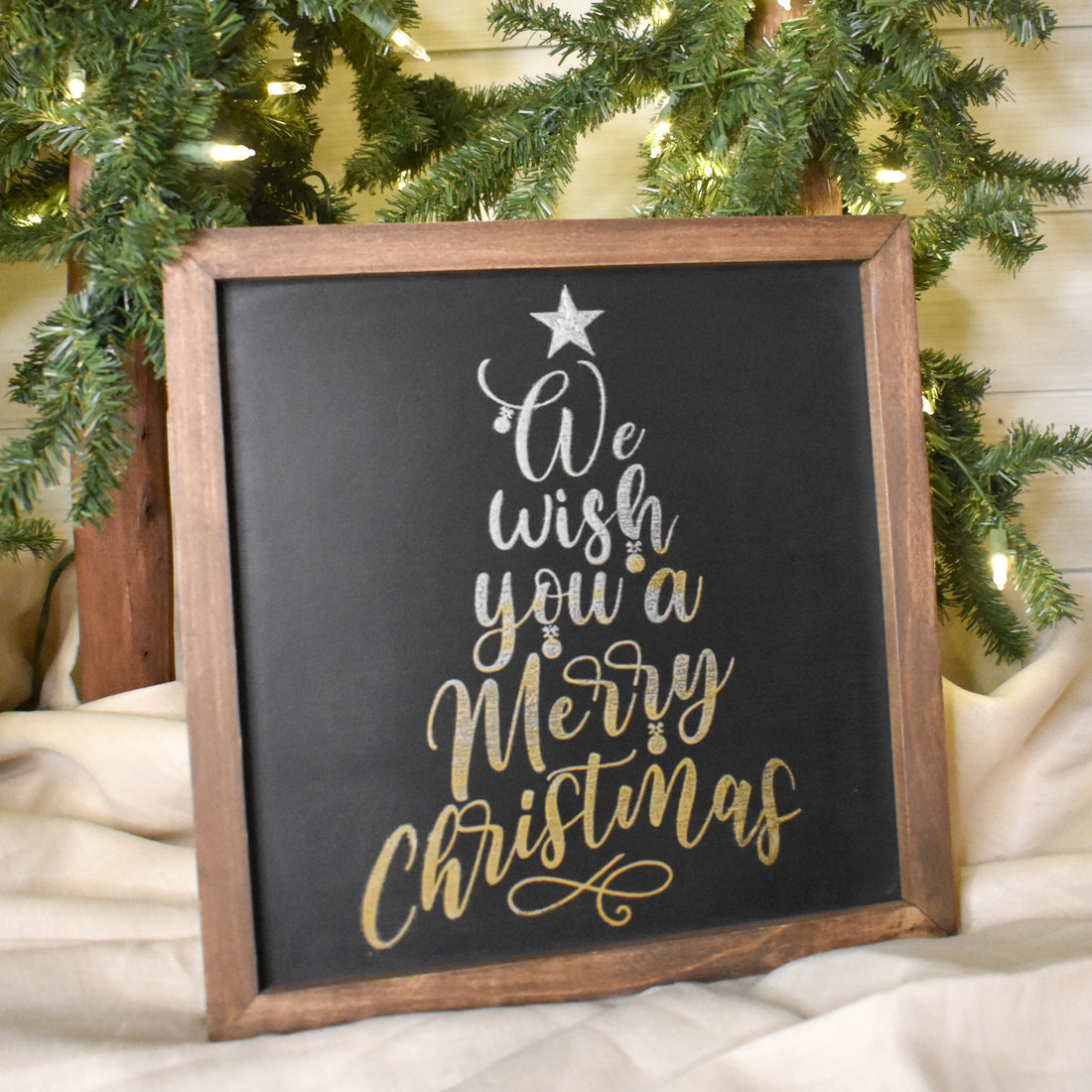 we wish you a merry christmas in silver and gold