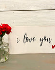 i love you