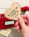 rustic brick-mold inspired wood box | what i love most about you