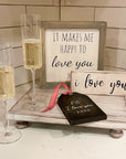 it makes me happy to love you xoxo
