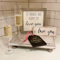 it makes me happy to love you xoxo