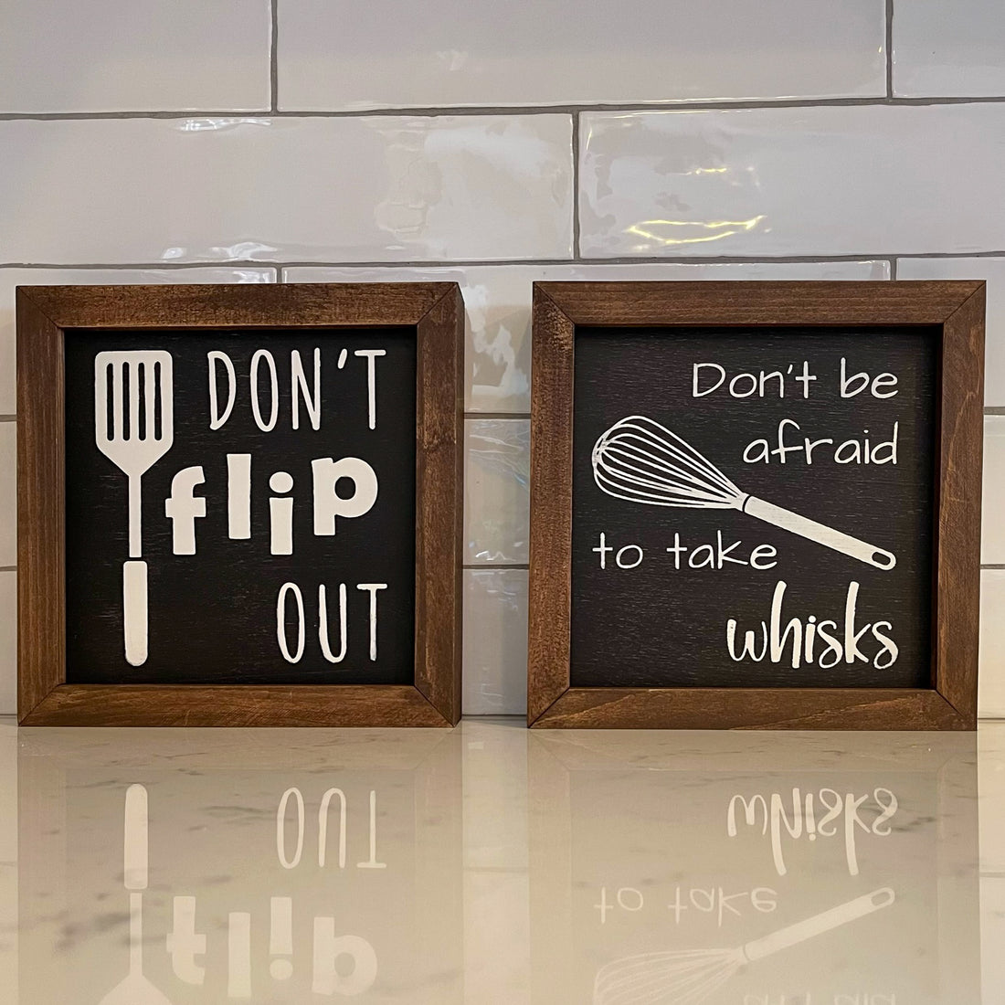 don't be afraid to take whisks