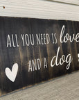 all you need is love and a dog