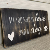 all you need is love and a dog