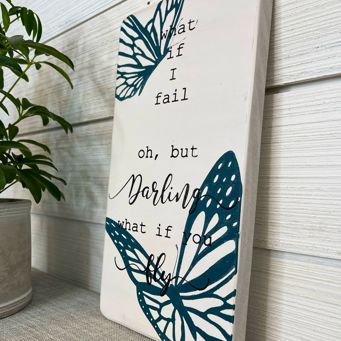 what if I fail, oh but darling, what if you fly