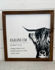 Wall Art | Highland Cow