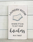 laundry room where it's ok to get your knickers in a twist