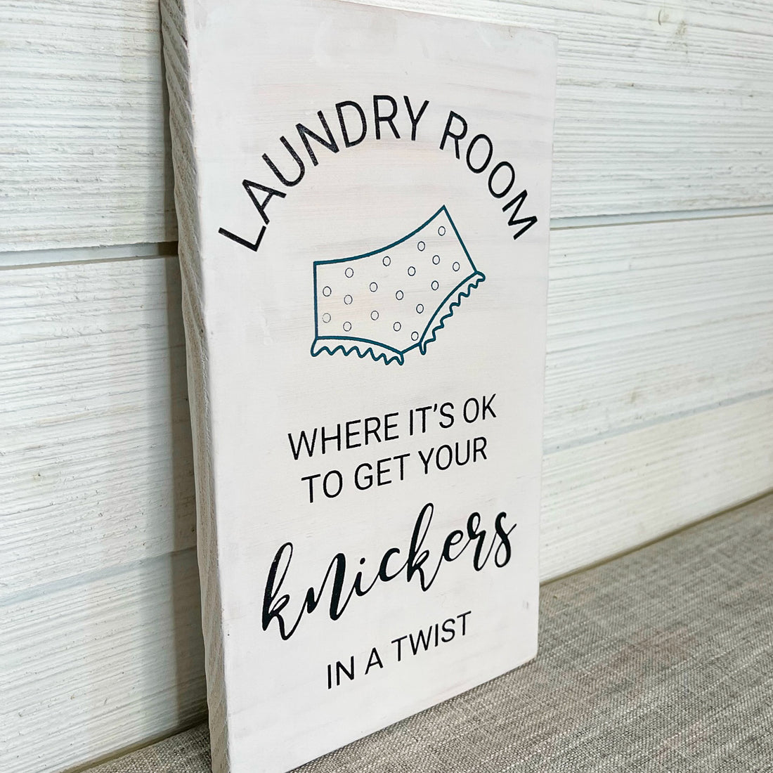 laundry room where it's ok to get your knickers in a twist