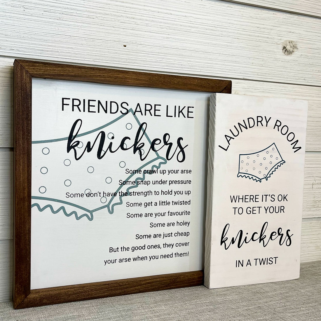 friends are like knickers