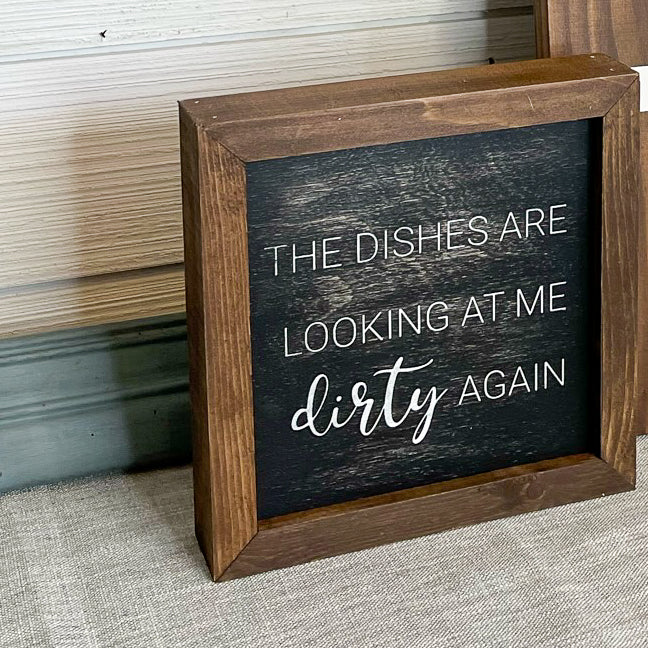 dishes are looking at me dirty again