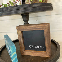 small framed signs