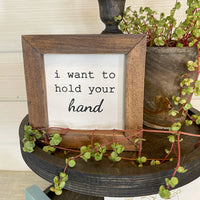 small framed signs