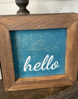 small framed signs