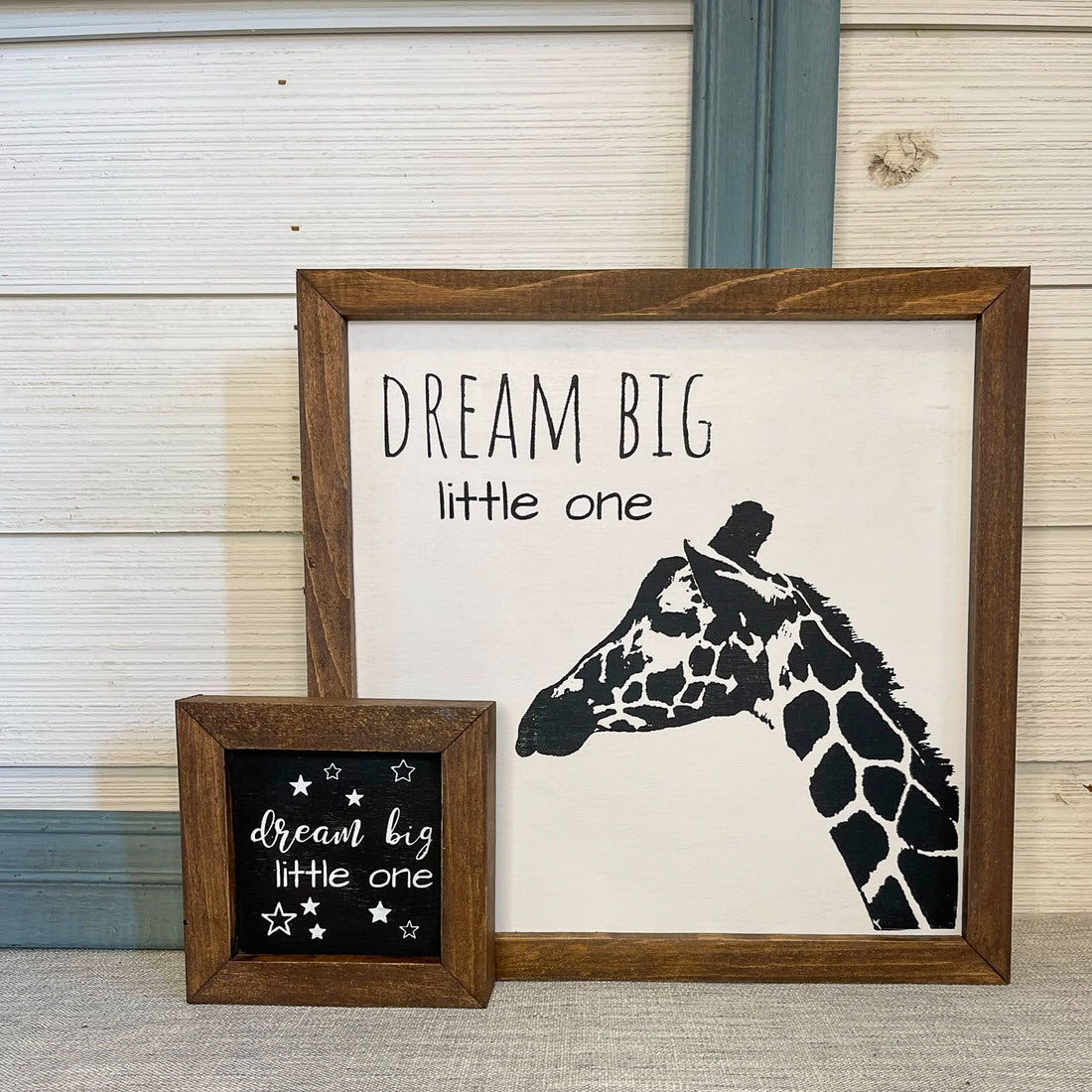 small framed children's signs