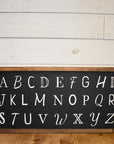 the alphabet
