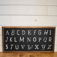 the alphabet
