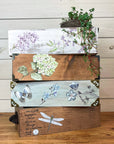 rustic brick-mold inspired wood box
