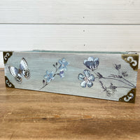 rustic brick-mold inspired wood box
