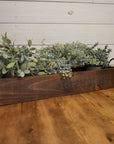 rustic brick-mold inspired wood box | long