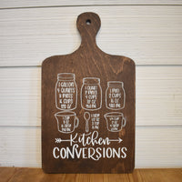 cutting board: kitchen conversions