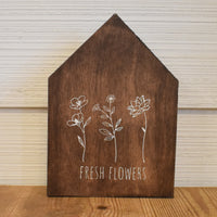 house | fresh flowers
