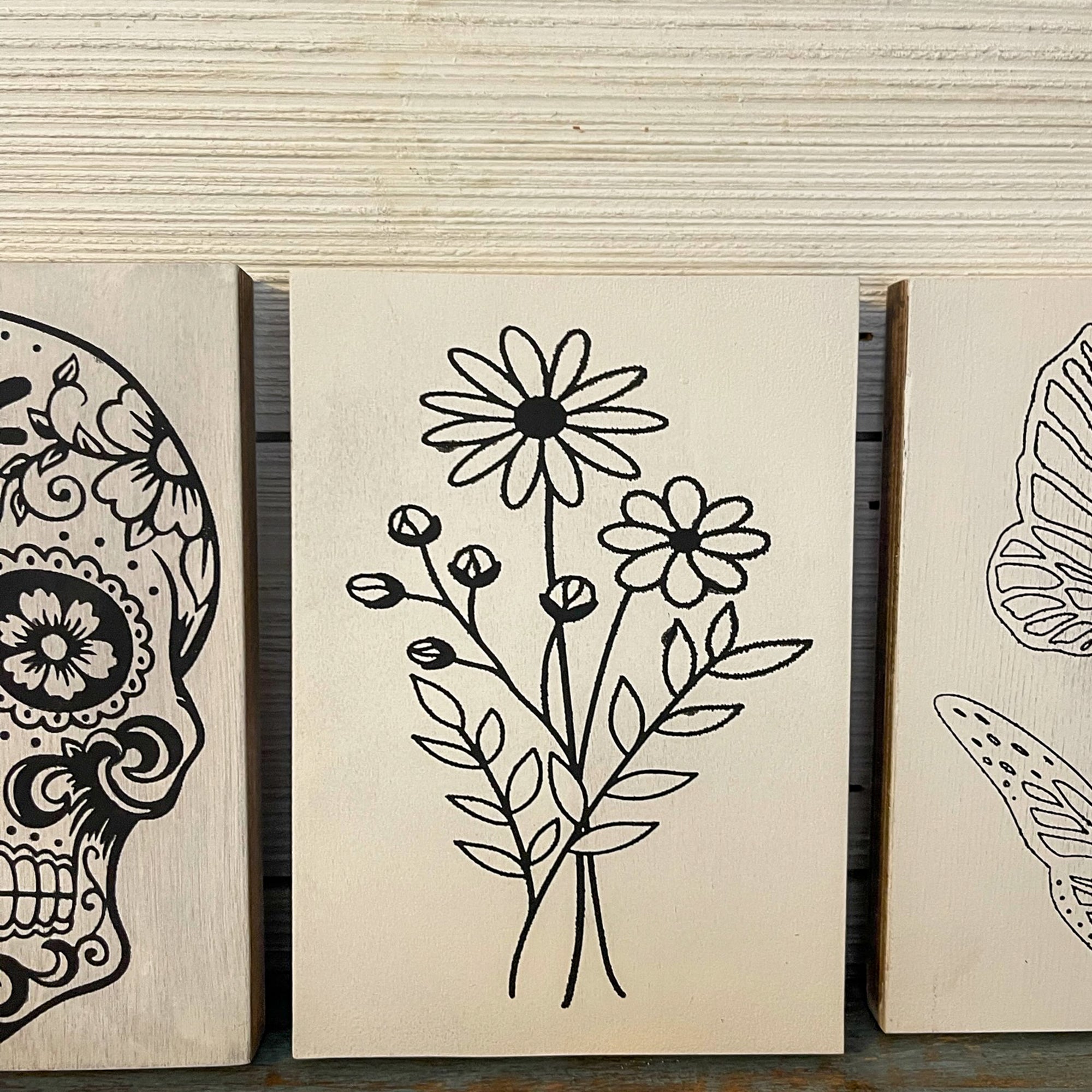 paint your own | various black &amp; white designs