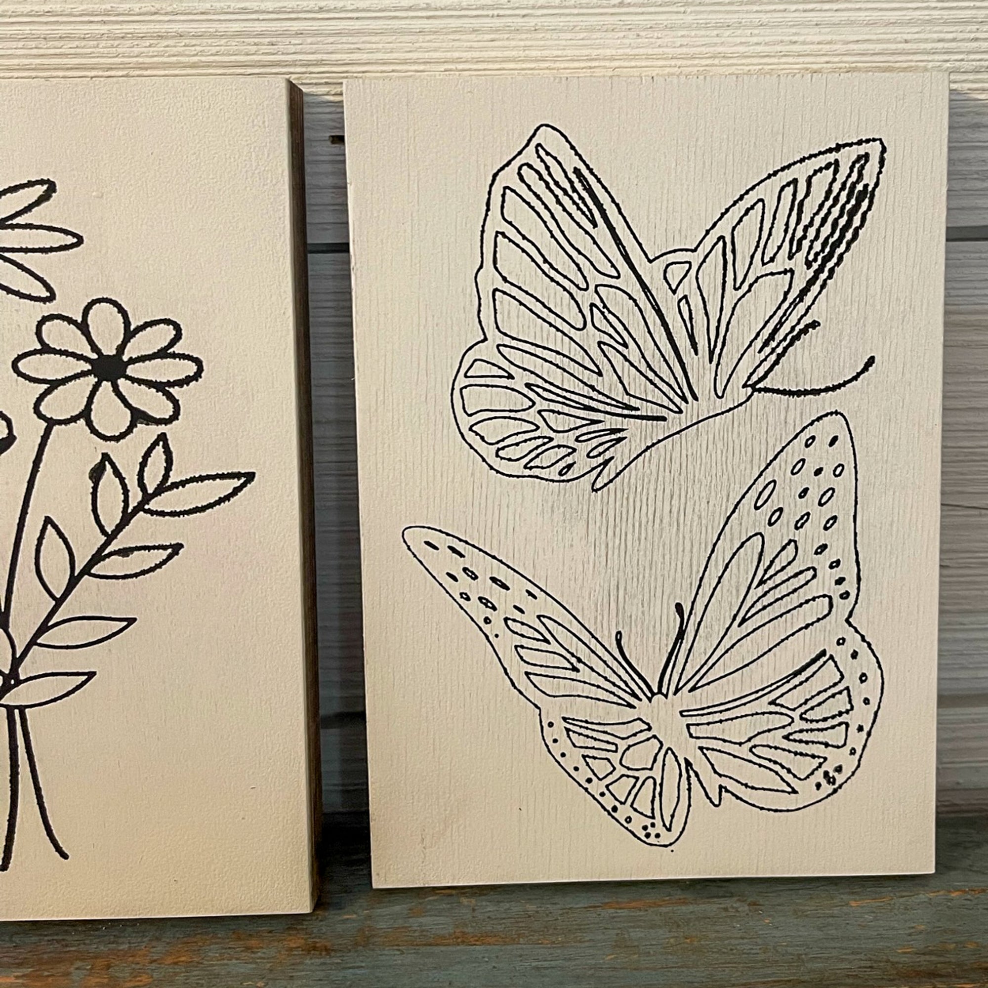 paint your own | various black &amp; white designs