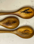 wood-burned spoons | set of 3