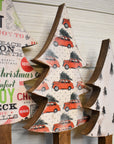christmas trees, set of 3