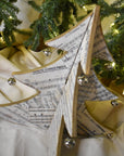 rustic christmas tree with bells