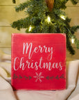 merry christmas in red