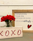 small wood sign