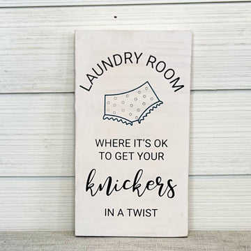 laundry room where it's ok to get your knickers in a twist