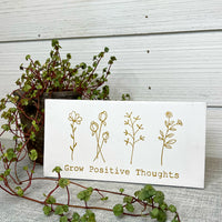 grow positive thoughts