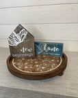 small wood sign