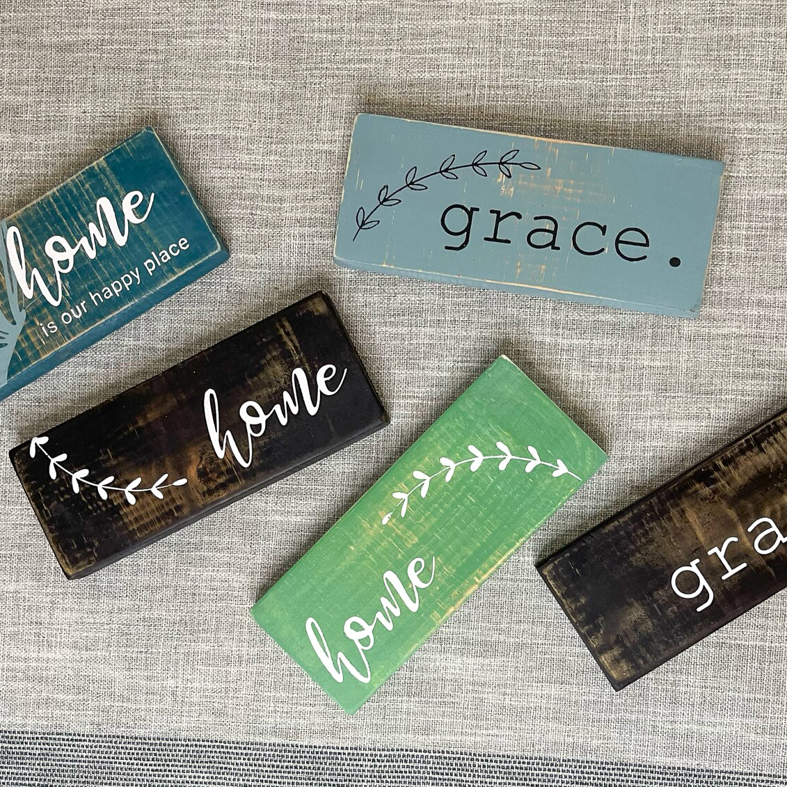 small wood sign