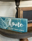 small wood sign