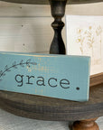 small wood sign