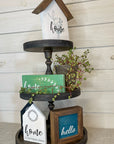 small wood sign
