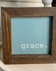 small framed signs
