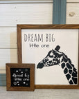 small framed children's signs