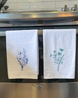 dish towel: flowers